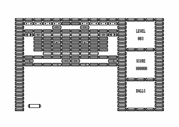 Crazy Brick (G) (1987) (Version Basic 1.1) (PD) screen shot game playing